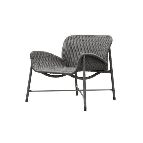 Rain Lounge Chair - Grey Rope