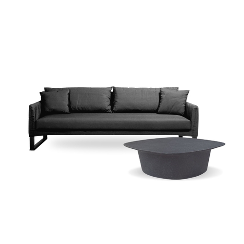 Amani Sofa + Tora Coffee Table - Blk