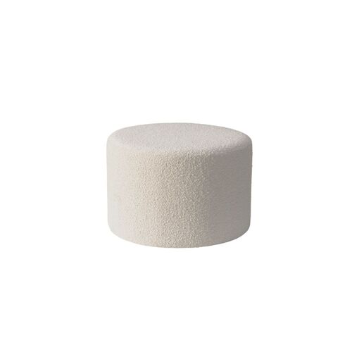 Lola Small Ottoman - Natural Boucle 