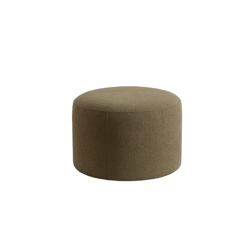 Lola Small Ottoman - Earth Olive 